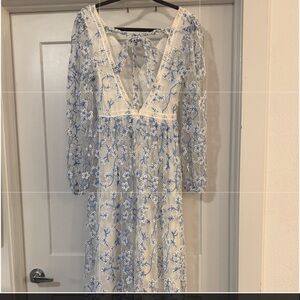 Just Me Cream and White Fabric